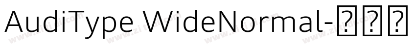 AudiType WideNormal字体转换 AudiType WideNormal字体转换
